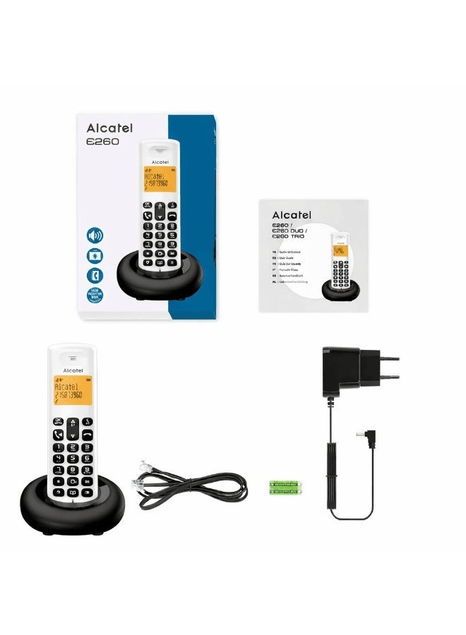 Alcatel E260 Cordless Phone 2 Handsets - Image 4